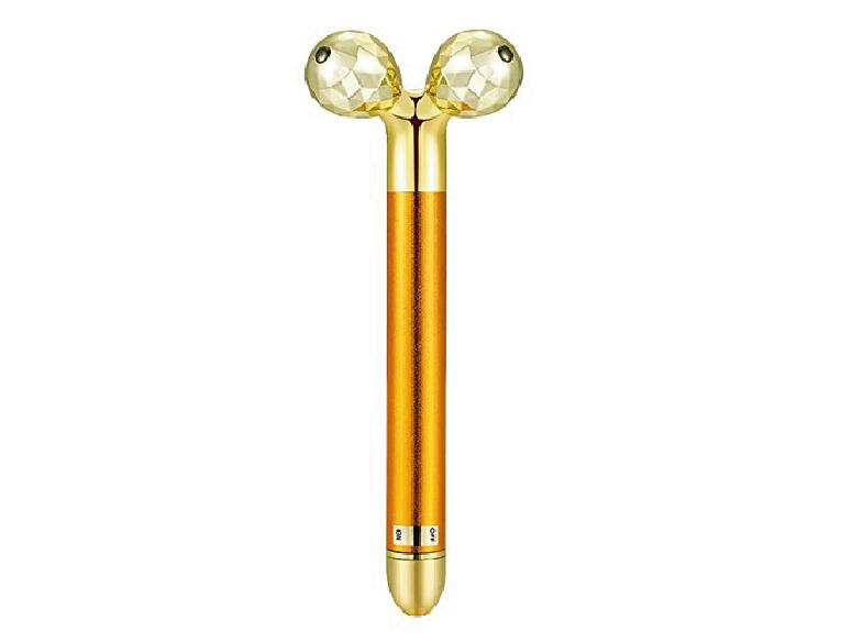 3D Vibrant Golden Roller Facial Massager